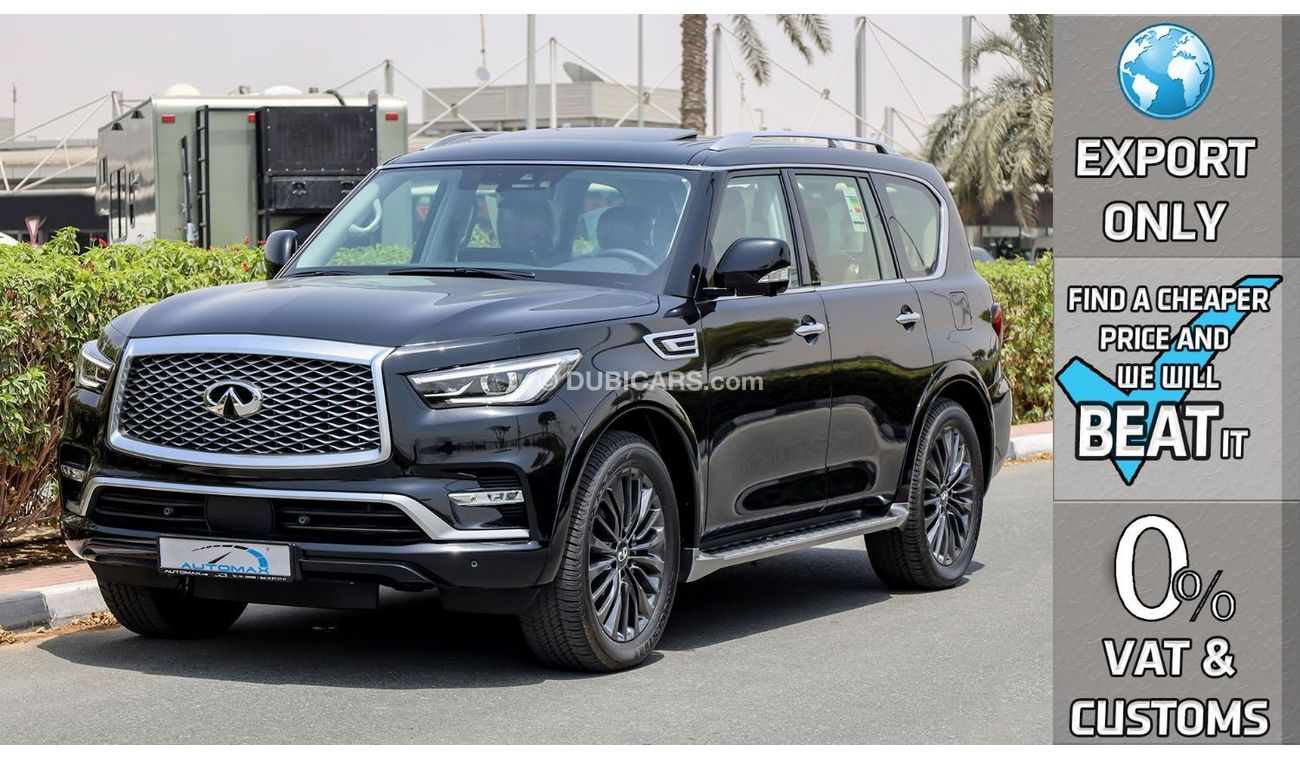 New Infiniti QX80 Luxe Sensory V8 5.6L , 2023 GCC , 0Km , (ONLY