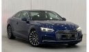 أودي A5 40 TFSI ديزاين ستايل و تيكنولوجي سيليكشين S-لاين 2017 Audi A5 40TFSI S-Line, August 2025 AAA Warrant