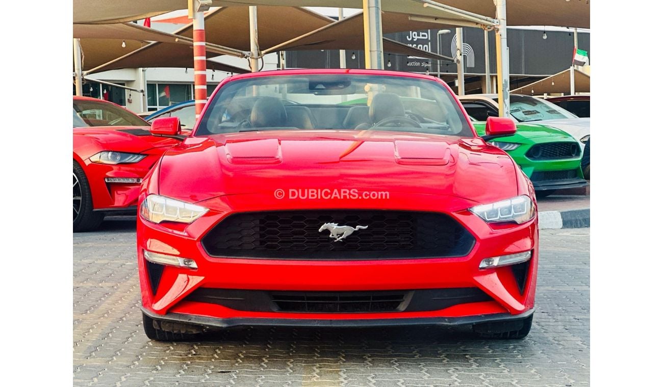 فورد موستانج EcoBoost 2.3L Convertible A/T | Monthly AED 1680/- | 0% DP | Blindspot | Rear View Camera | # 07181