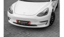 Tesla Model 3 Performance  | 2,800 P.M  | 0% Downpayment | Excellent Condition!