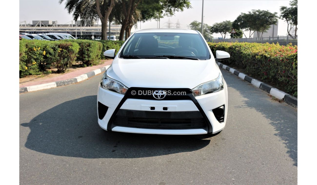 Toyota Yaris SE TOYOTA YARSI 2016 GULF FULL AUTO