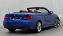 بي أم دبليو 220 sport Line 2.0L 2015 BMW 220i M-Sport Cabriolet, February 2025 BMW Service Pack, Excellent Condition