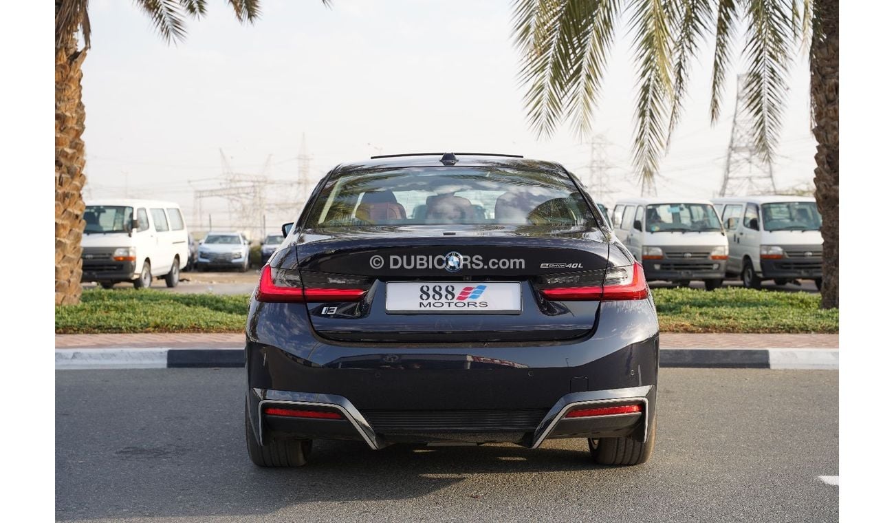 بي أم دبليو i3 2024 BMW I3 eDrive40L Night Sports Version Black RED