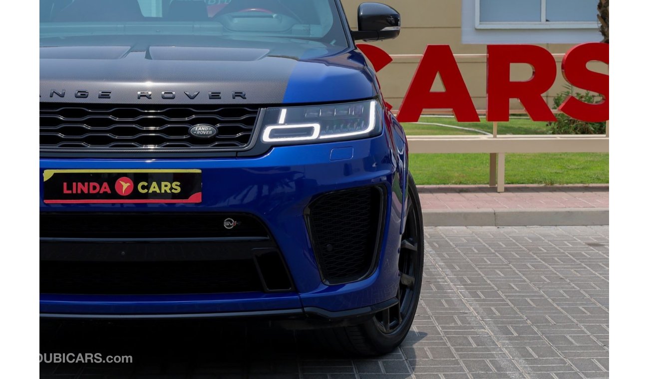 لاند روفر رينج روفر سبورت (آخر) Range Rover Sport SVR 2019 GCC under Agency Warranty and Service Contact with Flexible Down-Payment/