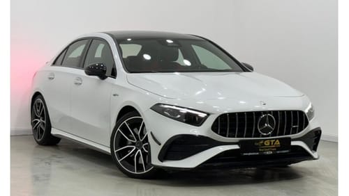 مرسيدس بنز A 35 AMG 2024 Mercedes A35 AMG Aerodynamic kit, Jan 2029 Mercedes Warranty, Excellent Condition, GCC