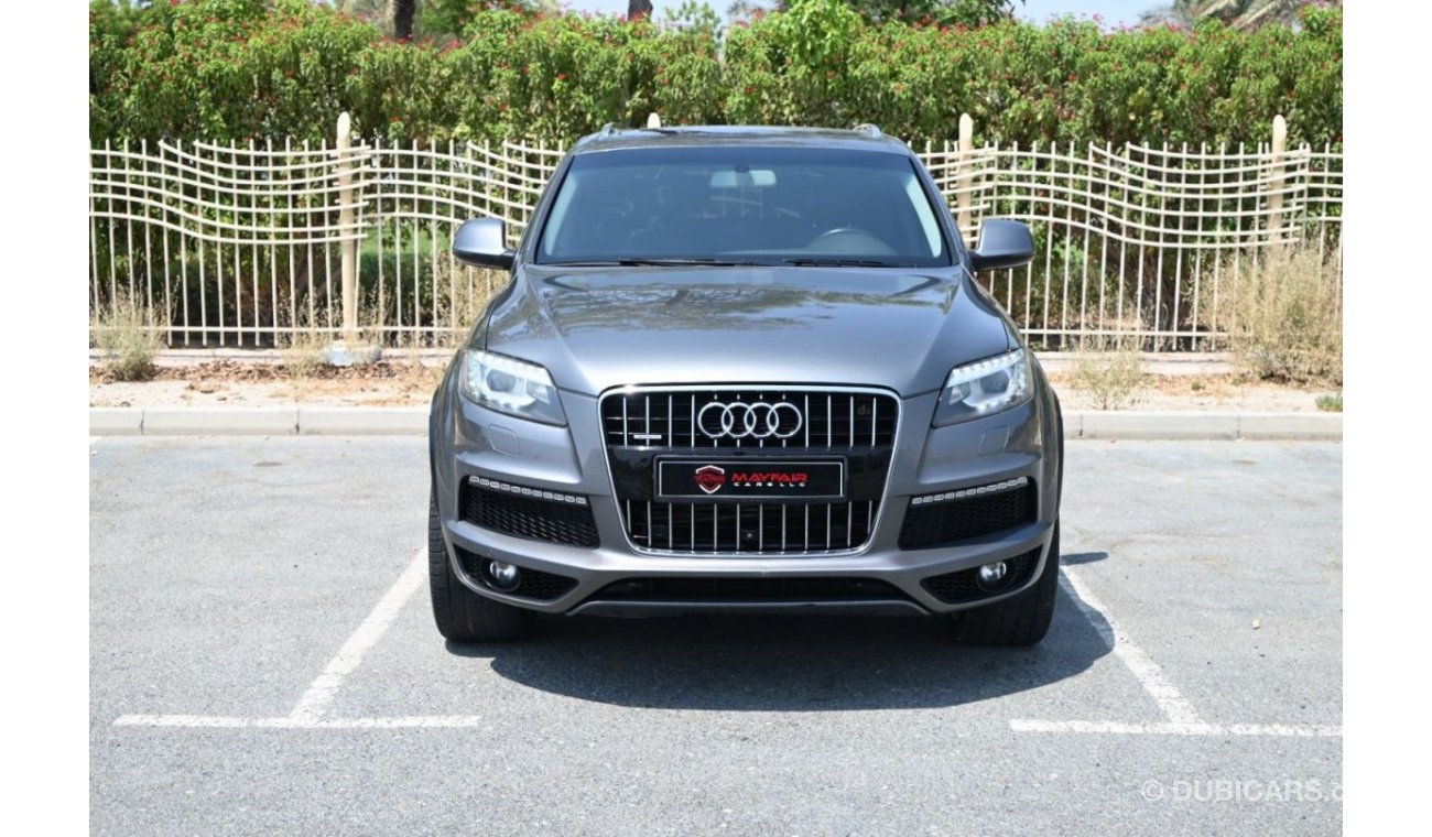 Audi Q7 FSI quattro S-Line 0% DP - FSH - AUDI Q7 S-LINE 3.0SC 2015 - FIRST OWNER - WELL MAINTAINED - GCC