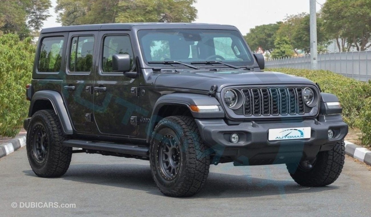 Jeep Wrangler (НА ЭКСПОРТ , For Export) Unlimited Sport S I4 2.0L TURBO , 2024 GCC , 0Km , Без пробега