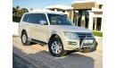 Mitsubishi Pajero GLS 3.5L (186 HP) (5 Seater) AED 730 PM | MITSUBISHI PAJERO 3.5L V6 GLS | MINT CONDITION | GCC | 4WD