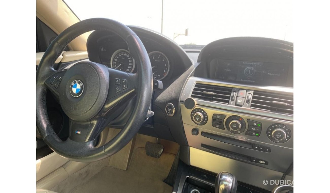 BMW 630i BMW 630 GCC 2007 V6 Perfect condition - Full option -No accident history