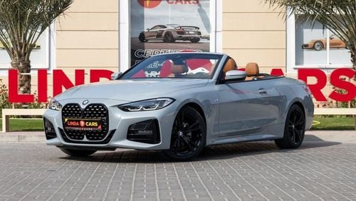 بي أم دبليو 420i M Sport 2.0L BMW 420i M-Sport Convertible 2022 GCC under Agency Warranty and Service Contract with F