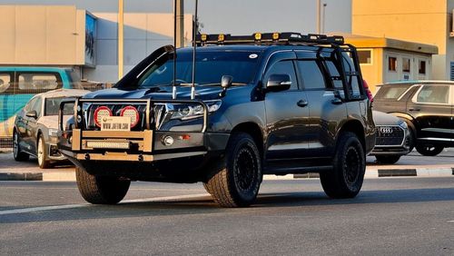 تويوتا برادو PREMIUM MODIFICATION | ROOF RACK WITH SIDE LADDERS | 2021 | RHD | 2.8L DIESEL ENGINE | (AT) | SUNROO