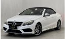 Mercedes-Benz E 250 Std 2015 Mercedes Benz E250 AMG Cabriolet, Full Options, Excellent Condition, GCC