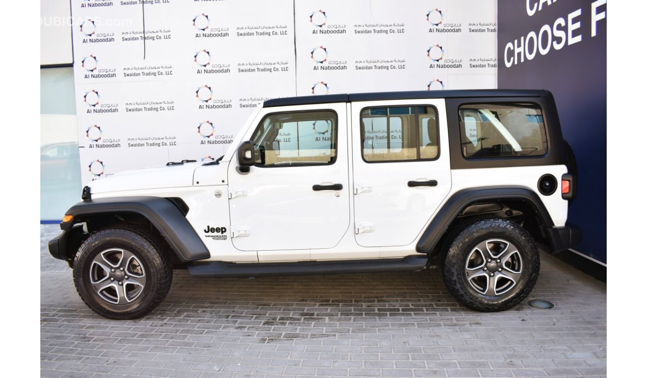 جيب رانجلر AED 2479 PM | 3.6L UNLIMITED SPORT 4WD GCC DEALER WARRANTY