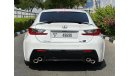 لكزس RC F 2016 / GCC / V8 / Carbon Fiber Edition / Fully Loaded / Perfect Condition