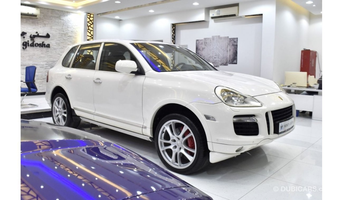 Porsche Cayenne Turbo EXCELLENT DEAL for our Porsche Cayenne Turbo ( 2008 Model ) in White Color GCC Specs