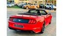 Ford Mustang EcoBoost Premium Convertible | Monthly AED 1310/- | 0% DP | Blindspot | Leather Seats | # 07111