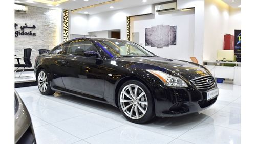 Infiniti G37 EXCELLENT DEAL for our Infiniti G37 S ( 2008 Model ) in Black Color GCC Specs