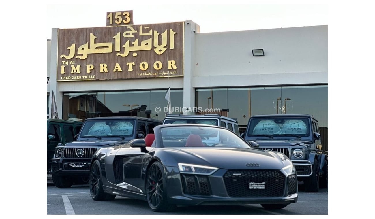 Audi R8 Spyder V10 Plus AUDI R8 2017 SPYDER  GCC