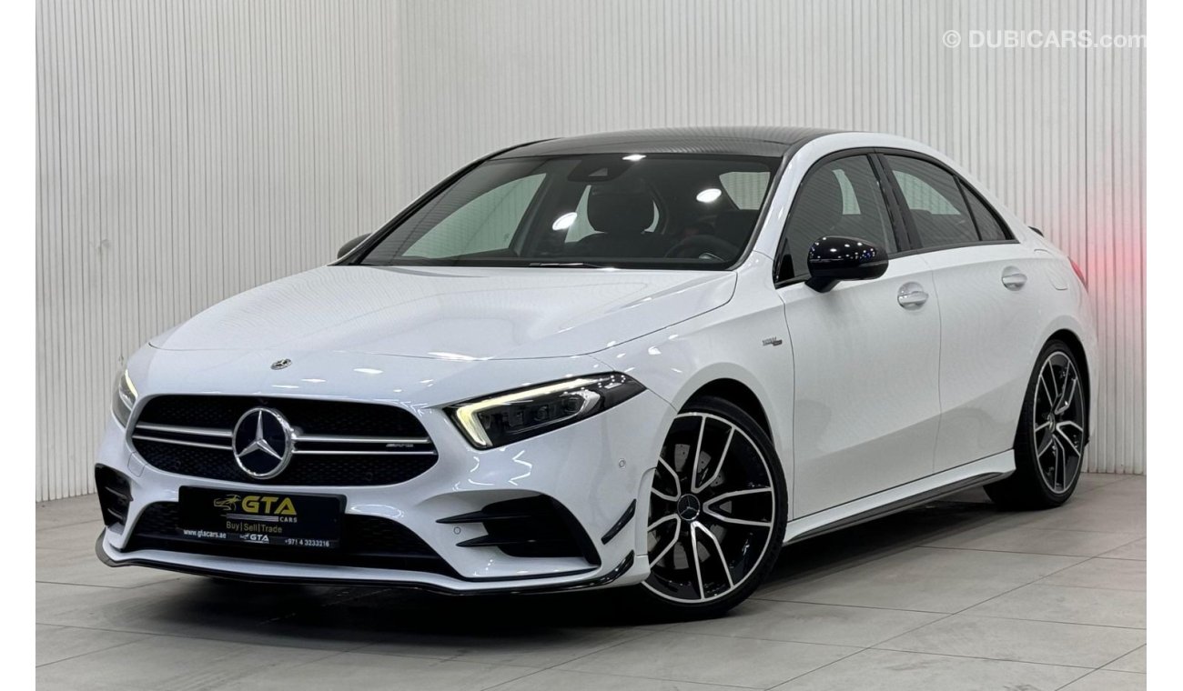 مرسيدس بنز A 35 AMG بريميوم 2021 Mercedes Benz A35 AMG 4MATIC Aerodynamic Package, Nov 2025 Mercedes Warranty, Full Opti