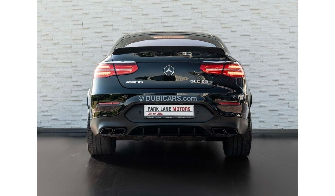 Mercedes-Benz GLC 63 AMG AED 3,145 PM • GLC 63S AMG COUPE • 4.0L BI-TURBO V8 – 503 HP • CARBON PACK • PRISTINE CONDITION