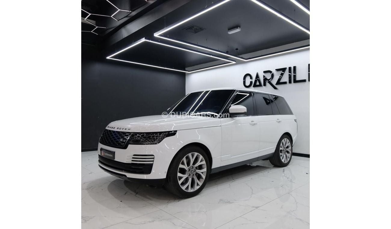 لاند روفر رينج روفر HSE 3.0L (380 HP) Land Rover Range Rover Vogue HSE 2019 Supercharged 4WD White 2 Keys FSH AI Tayer