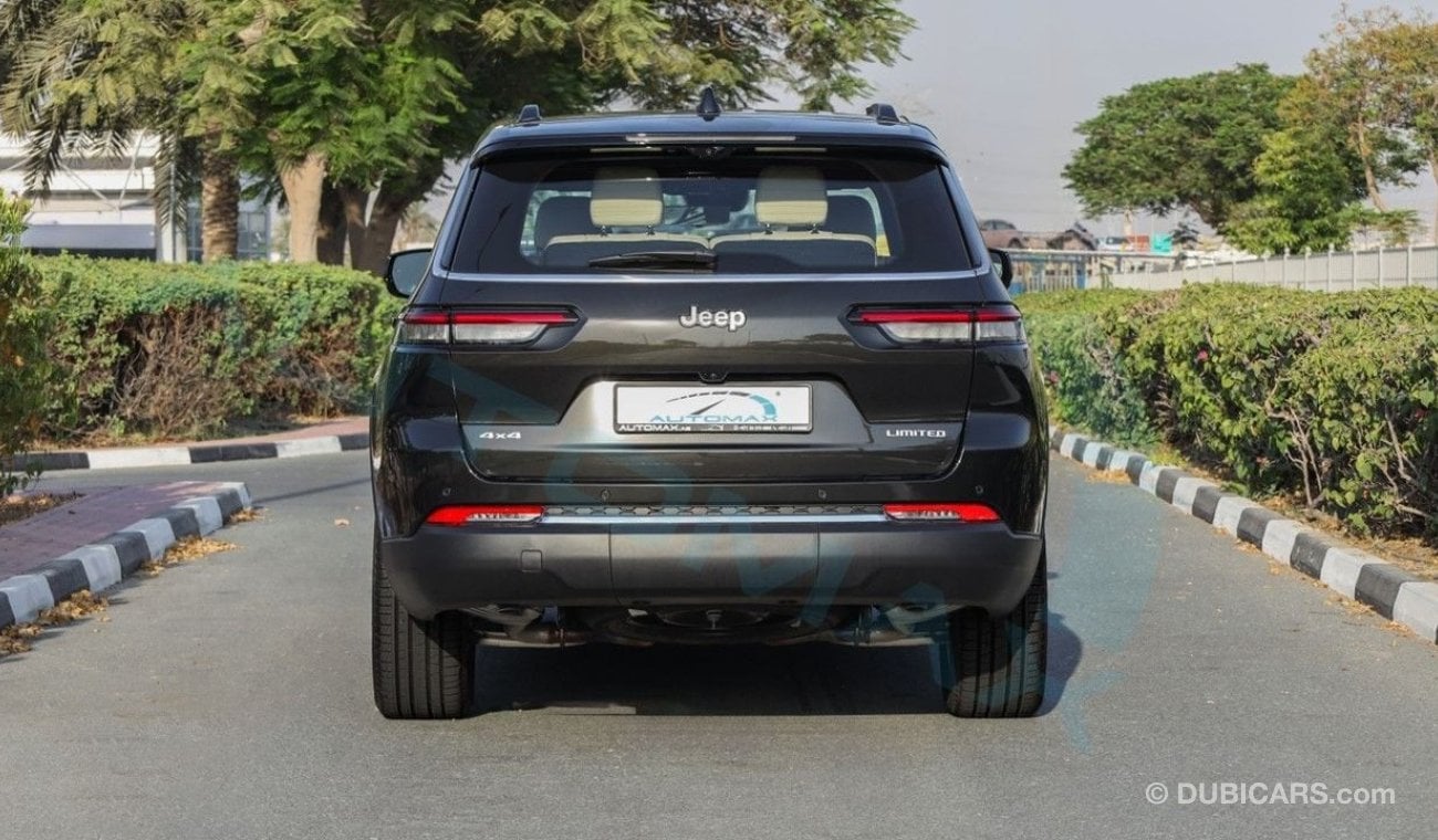 Jeep Grand Cherokee Limited L Plus Luxury V6 3.6L , 2024 GCC , 0Km , With 3 Years or 60K Km Warranty @Official Dealer