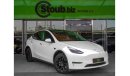 تسلا موديل Y TESLA MODEL Y LONG RANGE - GCC - UNDER WARRANTY UNTIL JUNE 2026 - AWD - LIKE NEW