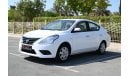 Nissan Sunny 0% DP - GCC - NISSAN SUNNY SV - 1.5L V4 FWD - LOW MILEAGE - FIRST OWNER - WELL MAINTAINED