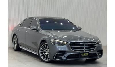 مرسيدس بنز S 500 4MATIC 3.0L 2021 Mercedes S500 4MATIC, One Year Warranty, Full Service History, GCC