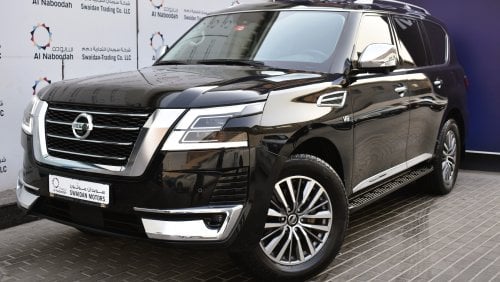 نيسان باترول AED 3359 PM | 5.6L LE PLATINUM V8 4WD GCC DEALER WARRANTY