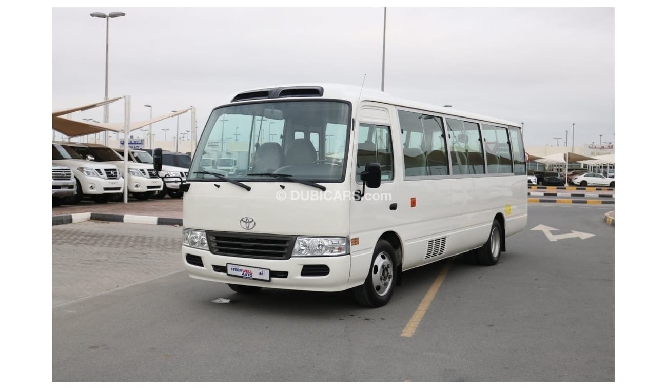 Toyota Coaster 30 SEATER BUS WITH GCC SPECS -EXCELLENT CONDITION