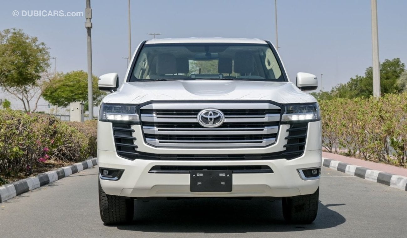 تويوتا لاند كروزر Toyota Land Cruiser GXR L1 - 3.5L Petrol - White -2024 (Export)