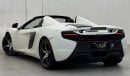 McLaren 650S 2016 McLaren 650S Spider, July 2025 McLaren Agency Warranty, Full Service History, GCC