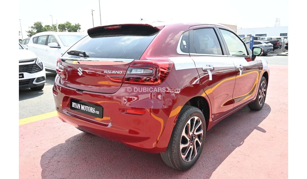 سوزوكي بالينو Suzuki Baleno 1.5L Petrol, Hatchback, FWD, 5Doors, Model 2024 Color Red