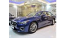 Infiniti Q50 EXECELLENT DEAL for Infiniti Q50 3.0t 2020 Model!! in Blue Color! GCC Specs ORIGINAL PAINT ( صبغ وكا