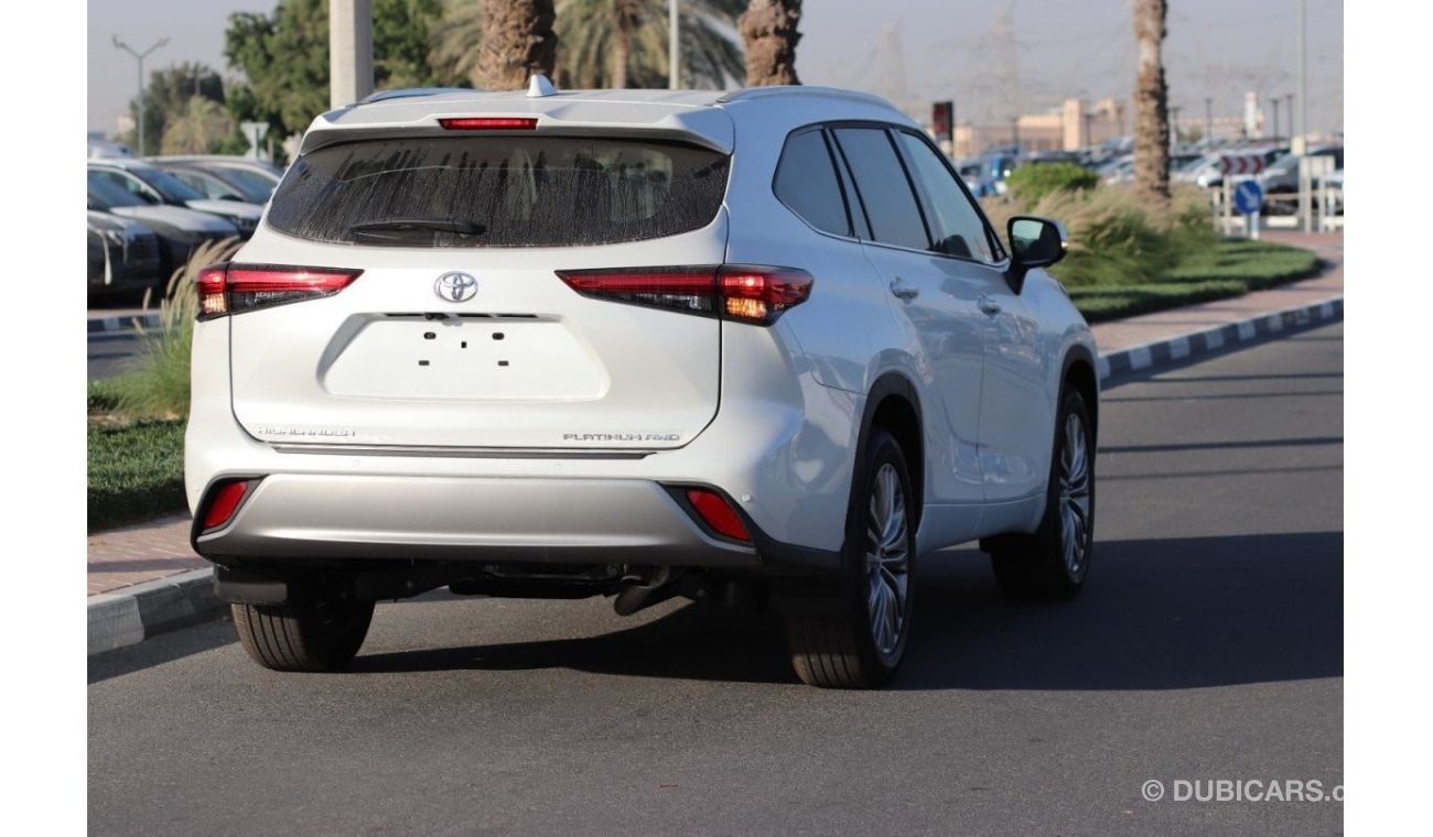 تويوتا هايلاندر 2.4L, PLATINUM FULL OPTION | 360 CAMERA | ELECTRIC SEATS | SEAT HEATING| ALLOY WHEELS | LEATHER SEAT