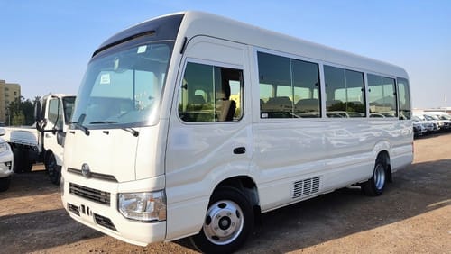 تويوتا كوستر TOYOTA COASTER 2.7 MT 30 SEATS WHITE 2024 * EXPORT ONLY AFRICA *