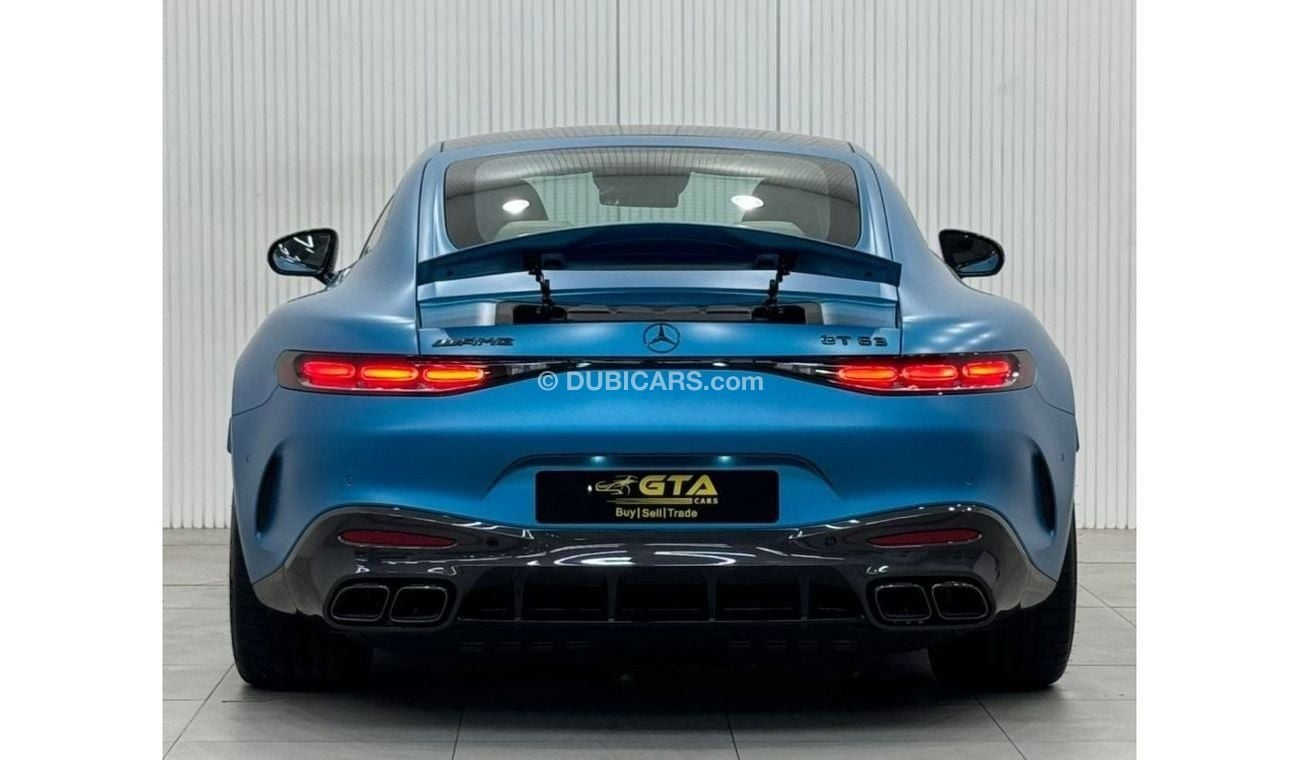 Mercedes-Benz AMG GT 2025 Mercedes-AMG GT63 Coupe, Brand New, Special Hyper Blue Magno Color, One Year Warranty