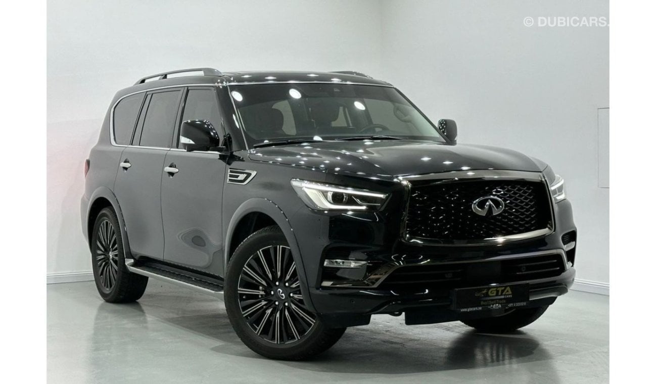 إنفينيتي QX80 الإصدار الأسود 8 2022 Infiniti QX80 Black Edition, 2027 Infiniti Warranty, 2029 Infiniti Service Pac