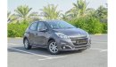 بيجو 208 AED 261/month | 2019 | PEUGEOT | 208 | ACTIVE 1.6L | GCC SPECS | P00924