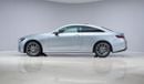 مرسيدس بنز E 450 AMG - 2 Years Approved Warranty - Approved Prepared Vehicle