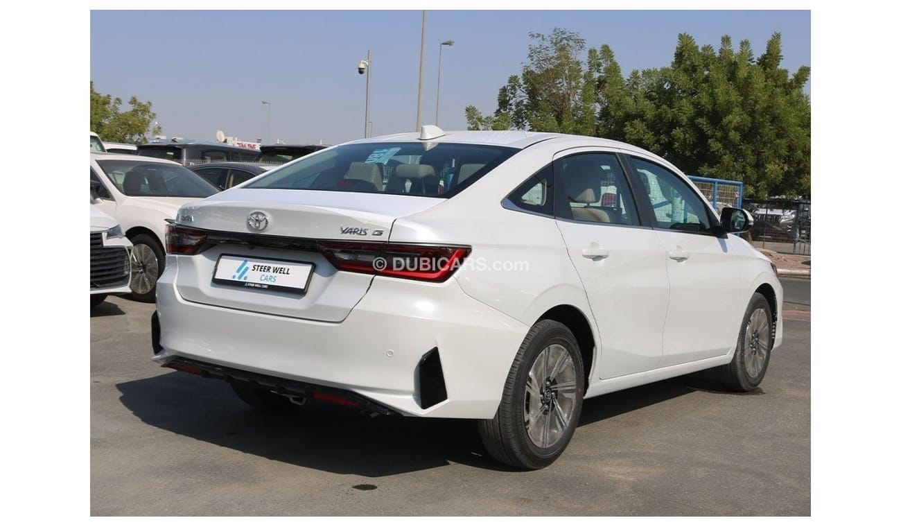 تويوتا يارس 2023 | G 1.5L 4-CYL 16V DOHC DUAL-VVTi -FWD 16" ALLOY WHEELS FABRIC SEATS GCC SPECS EXPORT ONLY