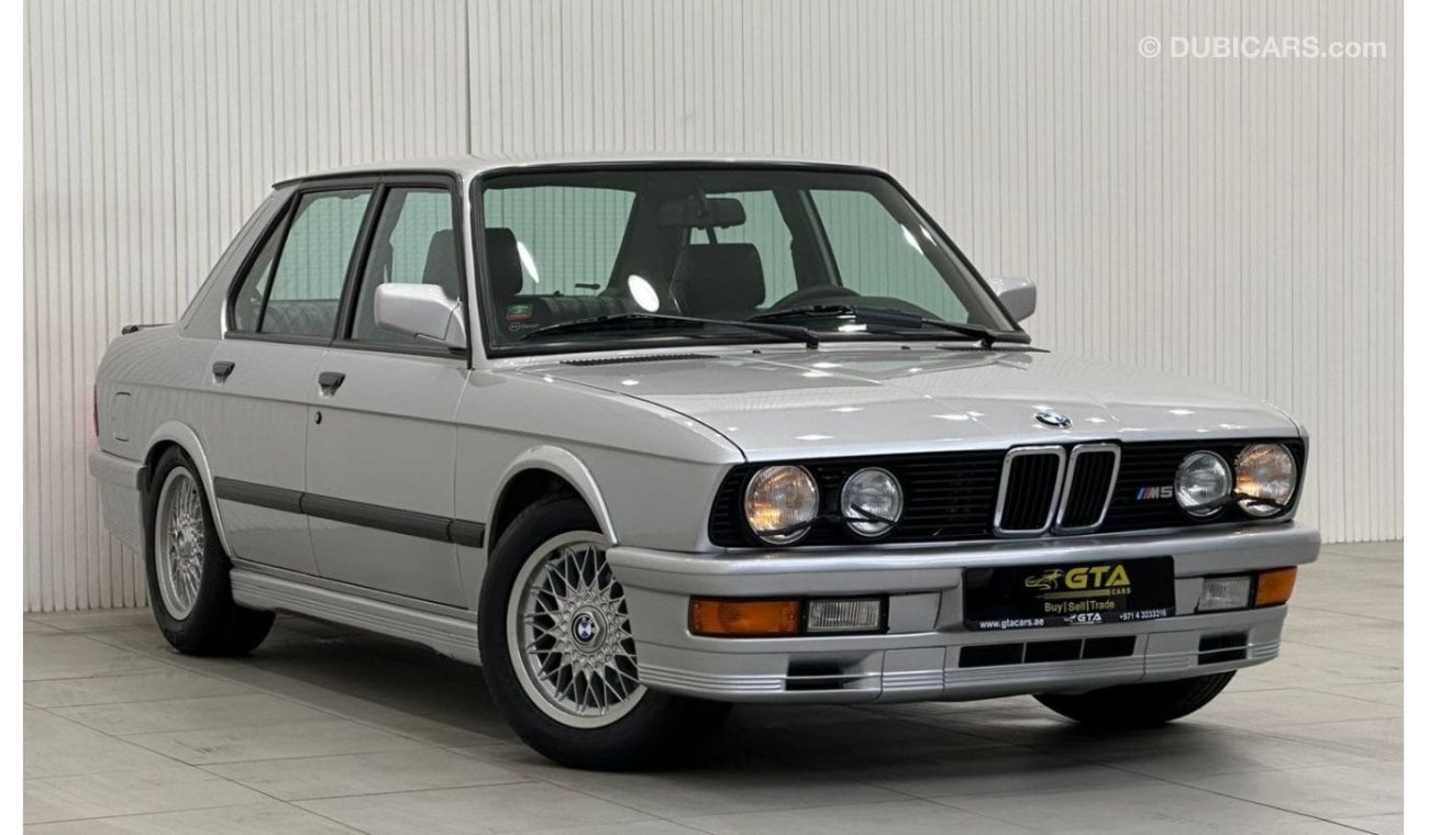 بي أم دبليو M5 1987 BMW M5 E28 , 1 OF 10 LIGHTWEIGHT M TECHNIC AERO KIT