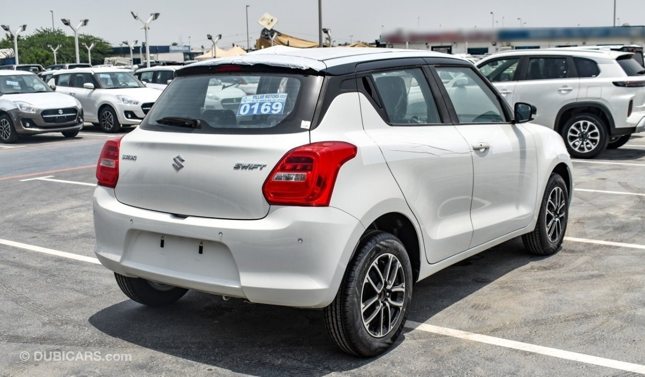 سوزوكي سويفت Suzuki Swift Dual Tone with Out Screen Camera 2024 Model White with Black Roof