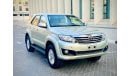 تويوتا فورتونر 2015 Model 2.7 Engine Full Option Top Of The Range Very Clean Condition