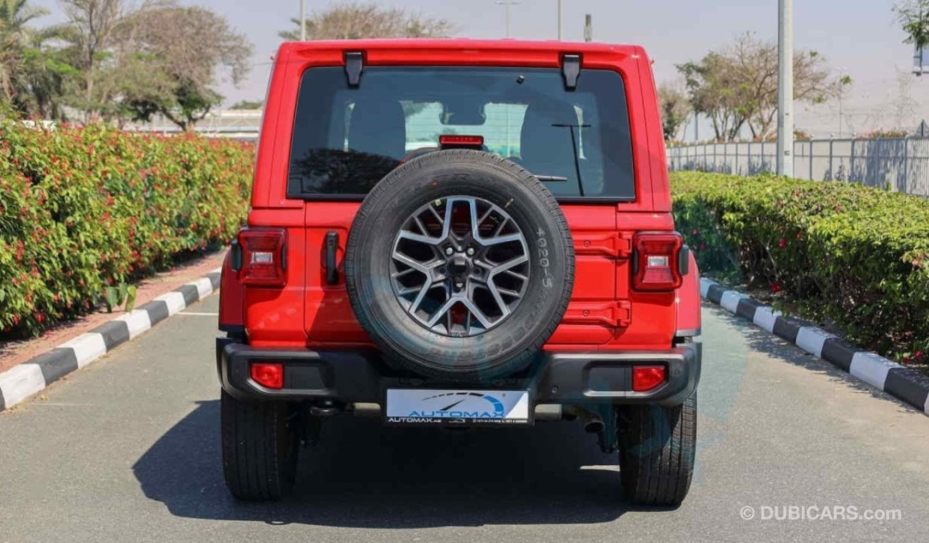 جيب رانجلر Unlimited Sahara Turbo , 2024 GCC , 0Km , With 5 Years Warranty & 3 Years Service @Official Dealer