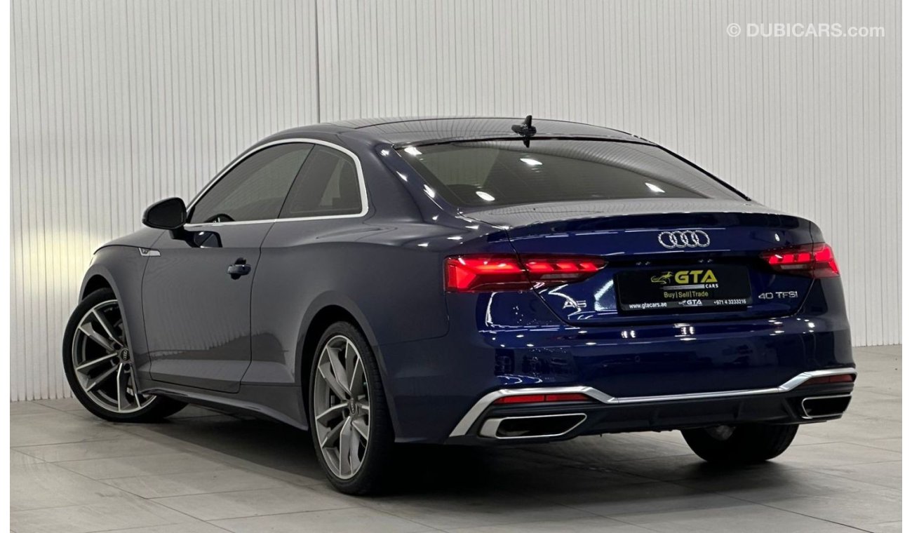 Audi A5 40 TFSI S Line 2021 Audi A5 40TFSI S-Line Coupe, May 2026 Al Naboodah Warranty + Service Contract, G