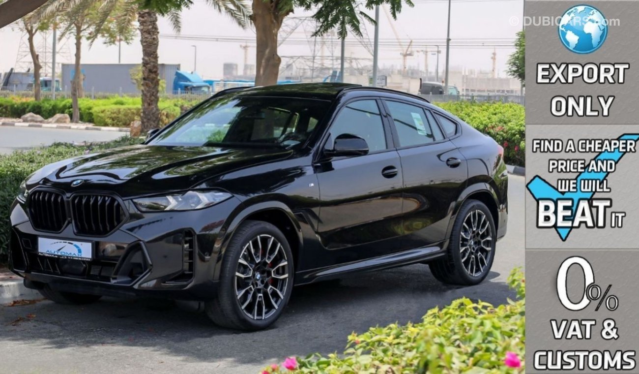 New BMW X6 XDrive 40i 3.0L AWD , 2024 GCC , 0Km , (ONLY FOR EXPORT