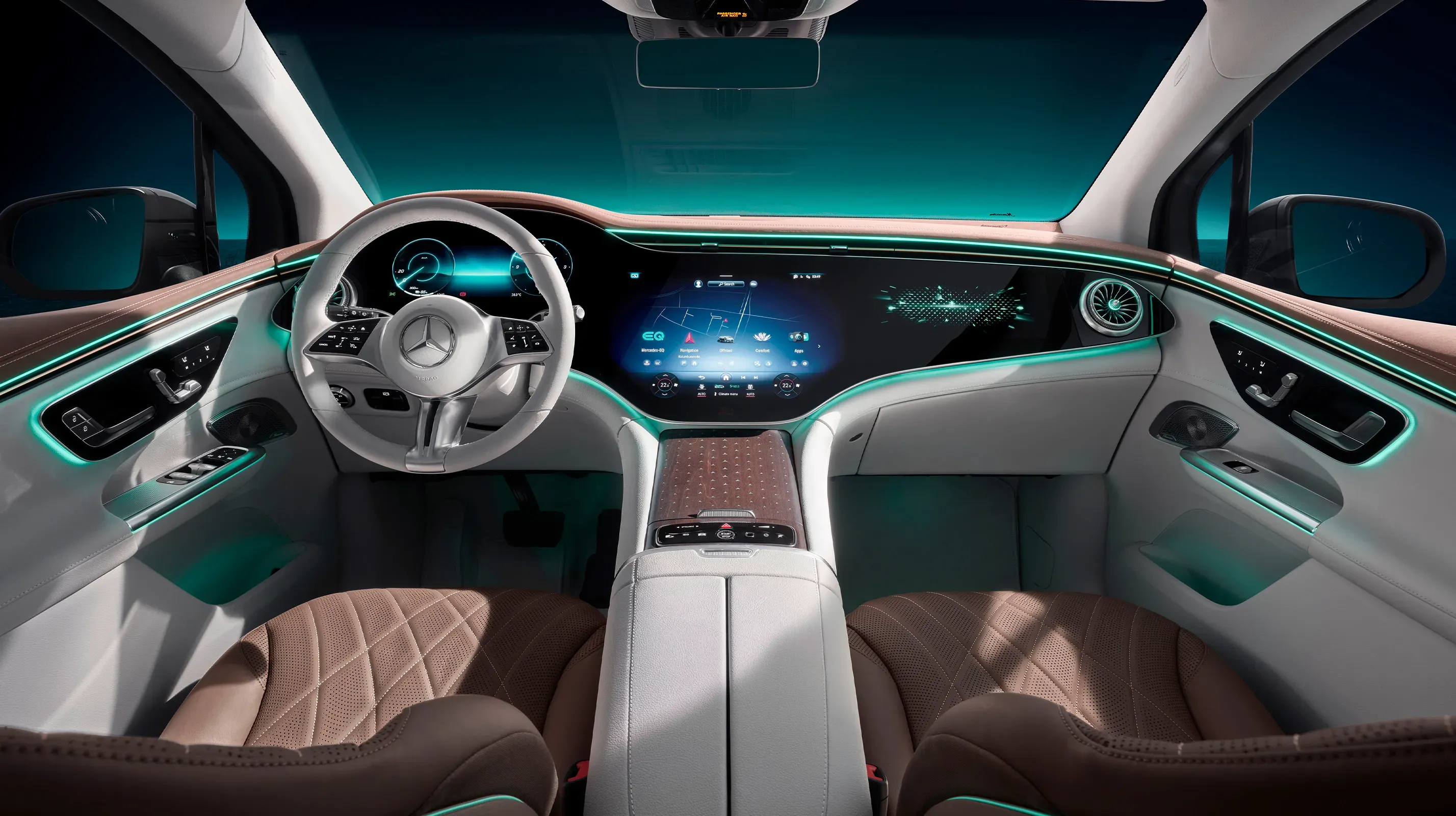 مرسيدس بنز EQE 500 SUV interior - Cockpit