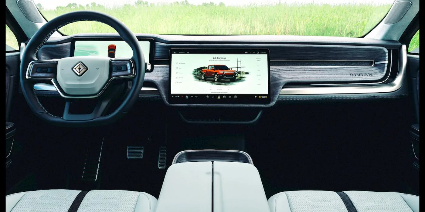 Rivian R1S interior - Cockpit